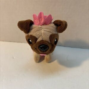 Hallmark Luv Pug Plush Princess Pink Tutu Crown Tiara